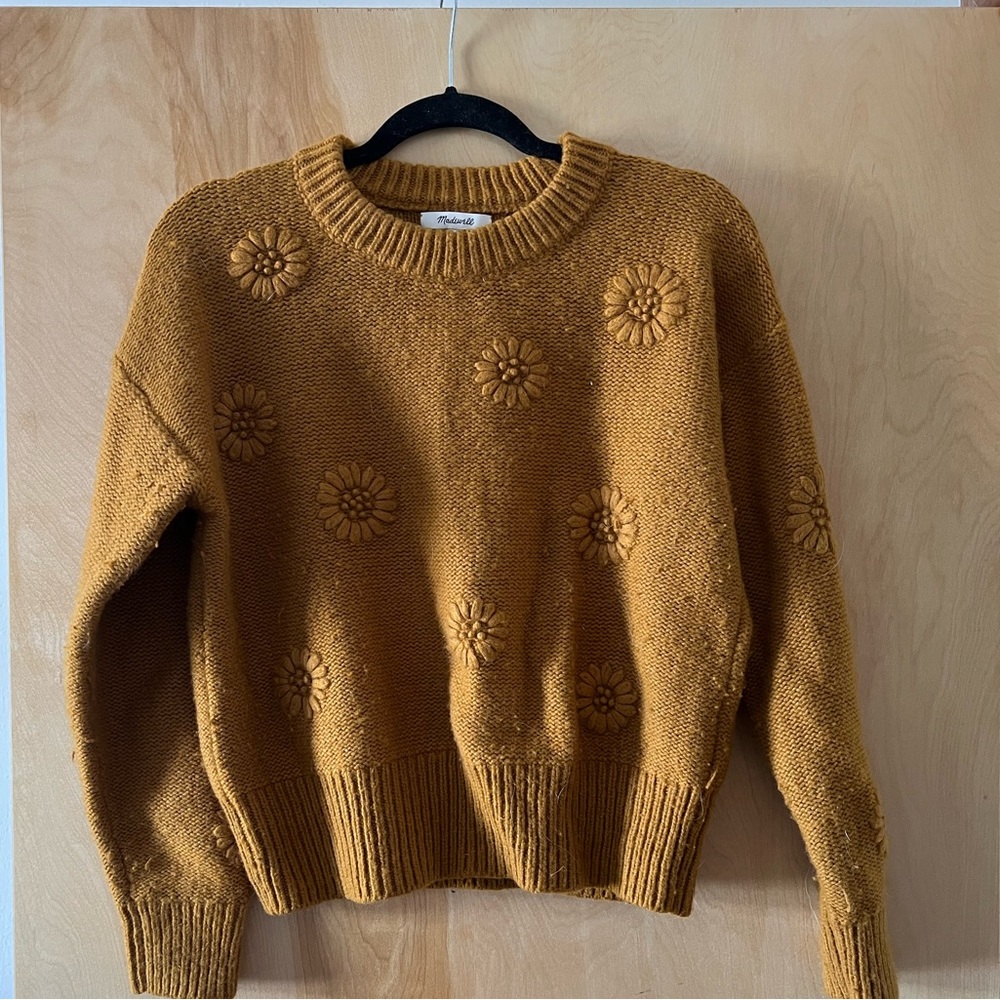 Madewell embroidered sweater